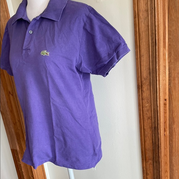 LACOSTE Women’s 1/2 Patron Polo Short Sleeve Shirt in Rich Purple M - Picture 9 of 16